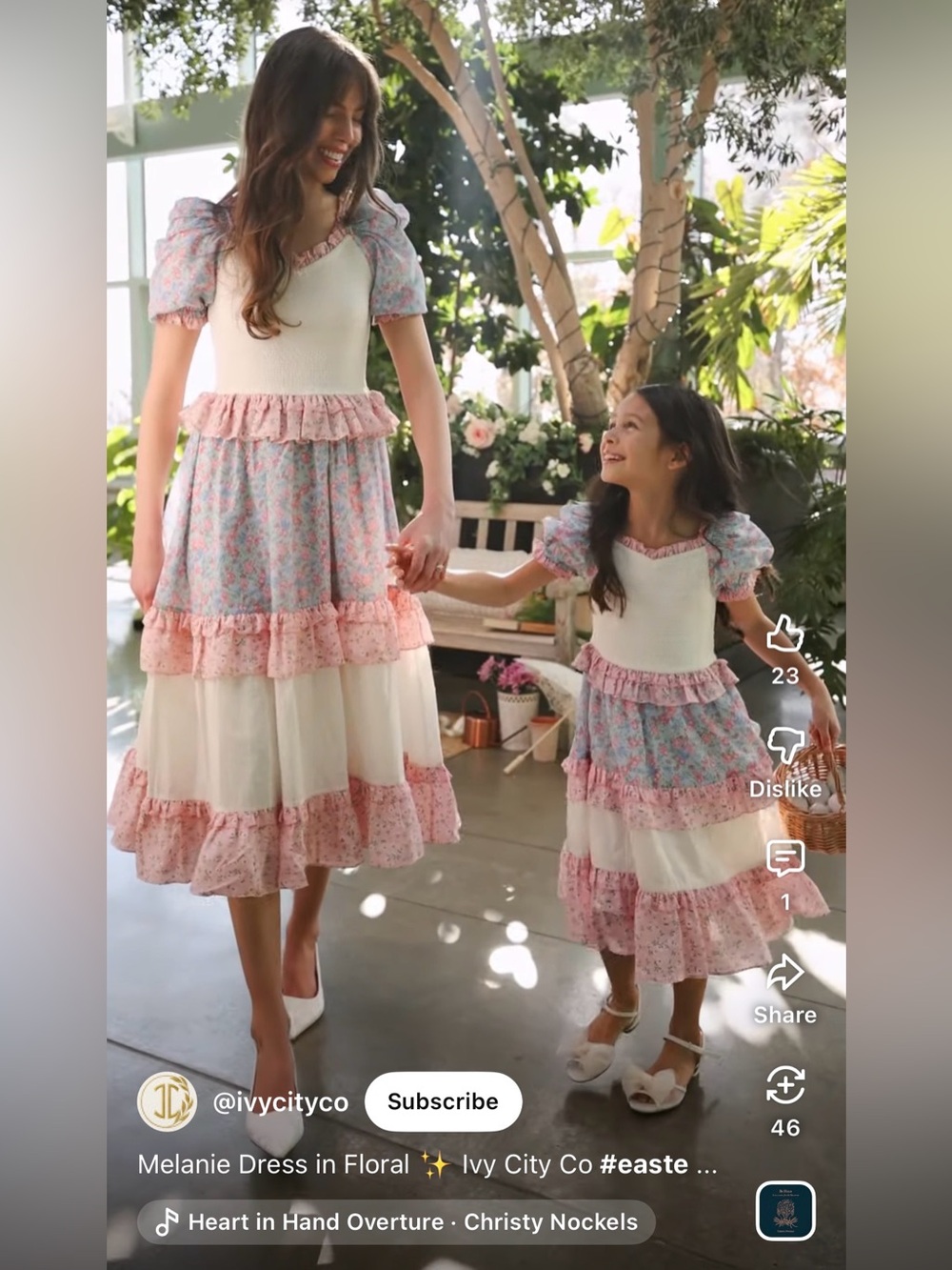 Tiered Floral Dress